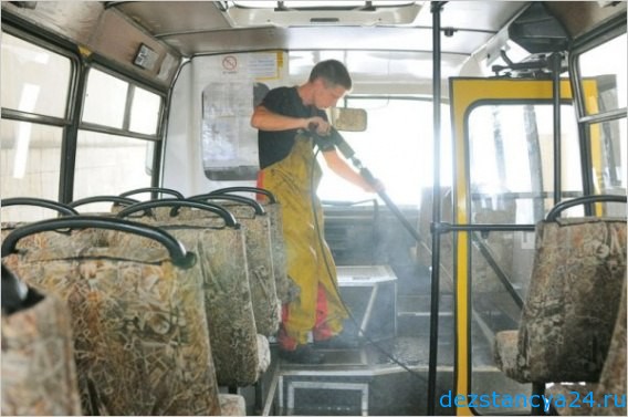 Дезинфекция автотранспорта в Москве